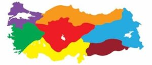 مناطق هفتگانه ترکیه به لحاظ جغرافیایی